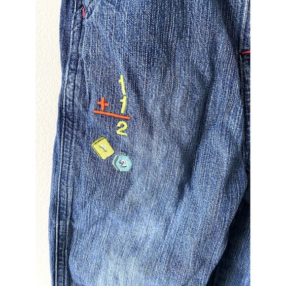 Vintage Disney Store Mickey Mouse Denim Overalls Toddler 3T Y2K - Picture 5 of 10